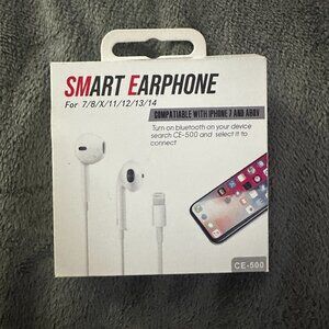 Lightning iPhone Earbuds w/ Mic (iPhone 7–14) – NEW
